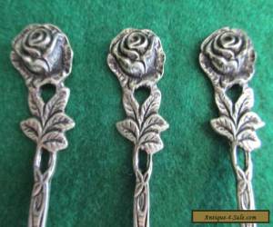 Item SILVER SET OF SPOONS ,EUROPEAN ,800 for Sale