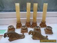 antique seth thomas" adamantine clock case columns and other