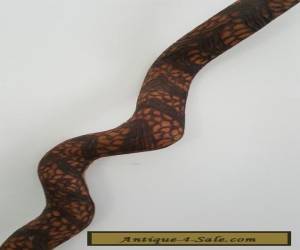 Item Large Aboriginal Pokerwork Snake for Sale