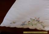 VINTAGE CRINOLINE LADY HAND TOWEL,GARDEN ,SOUTHERN BELLE,LOVELY EMBROIDERY for Sale