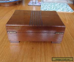 Item Small Antique Art Decco wooden box for Sale