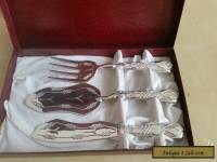 Vintage Silver Plated Cake Serving Set Marked 800