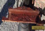 Pediment Solid Walnut carved Furniture topper Very Beautiful Victorian Era  for Sale