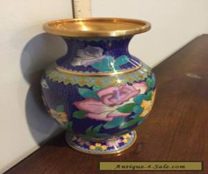 Item Beautiful Chinese Cloisonne Vase for Sale