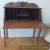 Antique Oak Secretary Writing Desk Hand Carved for Sale