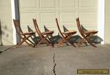 Mid century Folding Chairs in the Style of Hans Wegner for Sale