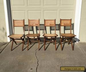 Item Mid century Folding Chairs in the Style of Hans Wegner for Sale