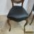 Pair French Regency Carved Cane Back Dining Room Desk Side Chairs for Sale