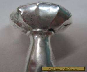 Item Vintage Webster Sterling Silver Dumbbell Style Baby Rattle for Sale