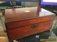 STUNNING Vintage Antique 1800's Writing Stationary Wooden Box 