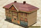  Vintage Straw Trinket Box Hand Crafted Victorian Mansion for Sale