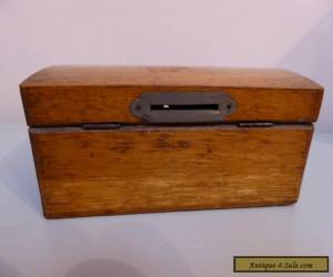 Item LOVELY ANTIQUE / VINTAGE WOODEN Money box for Sale