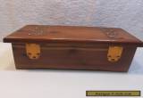 Vintage Cedar Box with Brass Metal Hinges for Sale