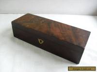 ANTIQUE WOODEN GLOVE/JEWELLERY BOX