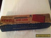 Antique Newell Zephyr Door Closer Vintage in Box Lowell Michigan 