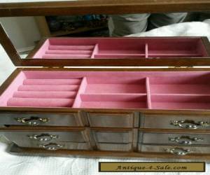 Item Antique wooden jewellery box for Sale