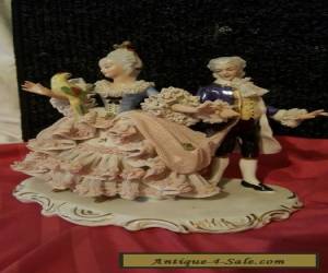 Item dresden porcelain lace dance group for Sale