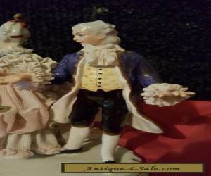 Item dresden porcelain lace dance group for Sale