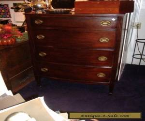 Item Mahogany High Chest on chest Vintage Antique Dresser 4 Drawers for Sale