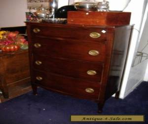 Item Mahogany High Chest on chest Vintage Antique Dresser 4 Drawers for Sale