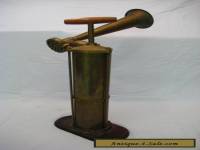 Antique Vintage TYFON PATENT Brass Ship's Fog Horn - Working