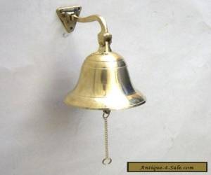 Item Brass Ship Bell 4 in (10.2 cm)  Diameter with Mounting Hardware for Sale