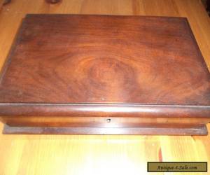 antique wooden box dovetail joints for Sale