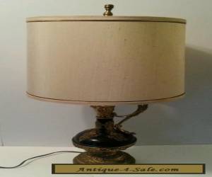 Item Vintage Nouveau Brass Pitcher Ewer Urn Table Lamp for Sale