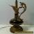 Vintage Nouveau Brass Pitcher Ewer Urn Table Lamp for Sale