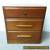 VINTAGE MID CENTURY MODERN ANTIQUE WOOD NIGHTSTAND 3 DRAWERS END TABL STORAGEE for Sale