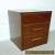 VINTAGE MID CENTURY MODERN ANTIQUE WOOD NIGHTSTAND 3 DRAWERS END TABL STORAGEE for Sale