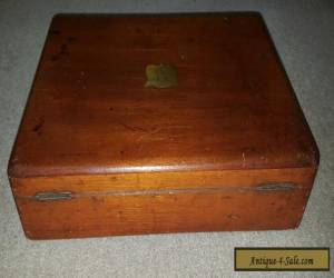 Item Beautiful antique vintage wooden box for Sale