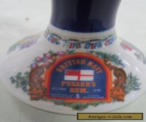 Item Vintage British Navy PUSSER'S Ceramic RUM BOTTLE for Sale