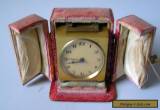 EXCELLENT SMALL CASED ANTIQUE Art Deco ALARM CLOCK 1920 for Sale