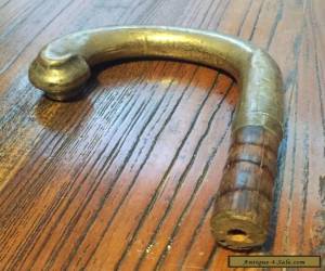 Item Antique Pewter Walking Stick Handle for Sale