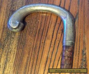 Item Antique Pewter Walking Stick Handle for Sale