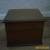 VINTAGE WOODEN JEWELLERY BOX WITH DOVETAILS AND PADDED for Sale