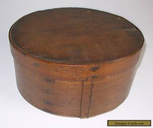 Item ANTIQUE WOODEN SHAKER PRIMITIVE PANTRY BOX LARGE 9 1/2" for Sale