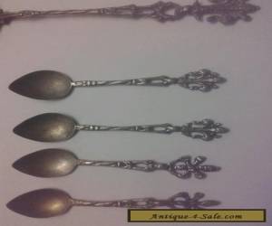 Item Lot of 5 antique silver spoons for Sale