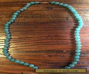 Vintage Jade Look Necklace for Sale