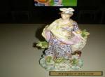 Antique large Derby porcelain figurine of the Roman Goddess Minerva.   for Sale