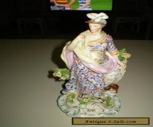 Item Antique large Derby porcelain figurine of the Roman Goddess Minerva.   for Sale