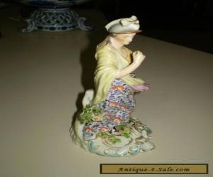 Item Antique large Derby porcelain figurine of the Roman Goddess Minerva.   for Sale