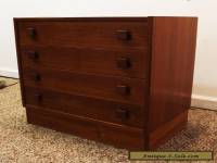 Mid Century Danish Modern Mobler Teak Silver Chest/Dresser