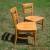 Pair of Danish style Maple wood Courthouse chairs.. for Sale