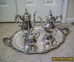 5 PC WALLACE BAROQUE TEA SET for Sale