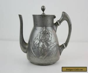 Item Kayserzinn German Art Nouveau Pewter Small Tea Set 1890s for Sale