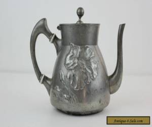 Item Kayserzinn German Art Nouveau Pewter Small Tea Set 1890s for Sale