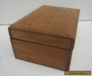 Item Old Solid Pine Stripped Jewellery Box for Sale