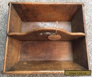 Item Victorian Antique Oak Housekeepers Box / Trug for Sale